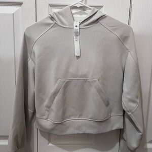 Lululemon softstreme hoodie. Color: Bone. Size: 0.